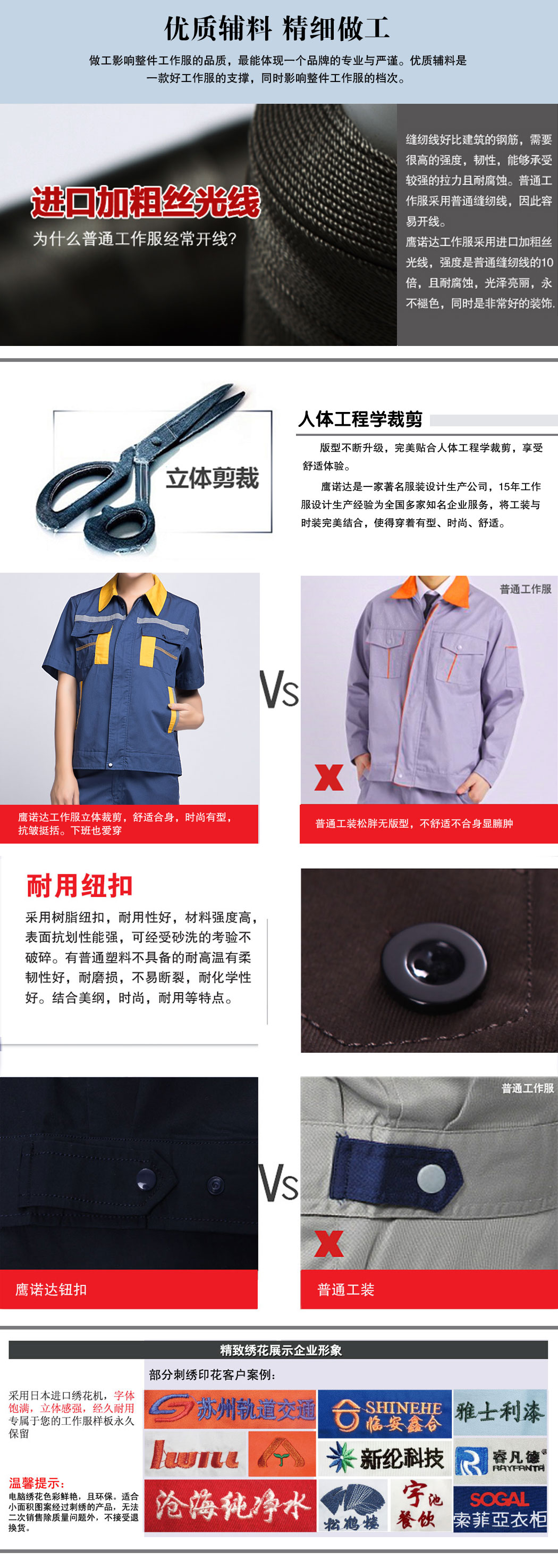 蟹青拼黄色短袖工作服AD09-2(图2)